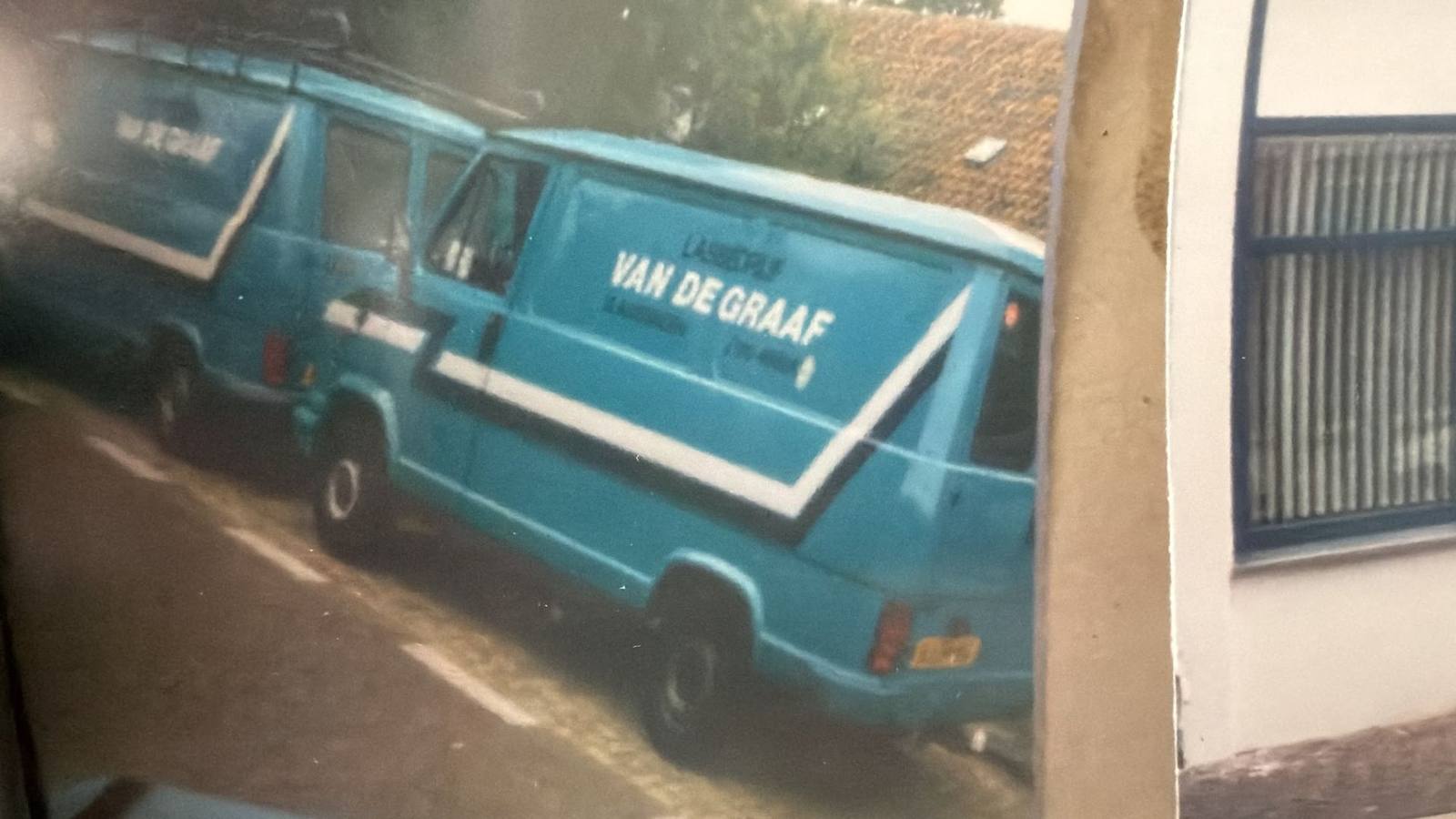 Oude bedrijfswagen
