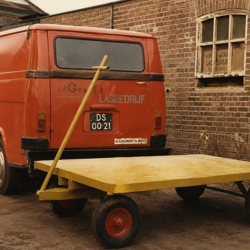 Oude bedrijfswagen